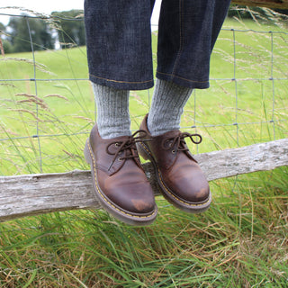 Women's Silver Donegal Wool Socks