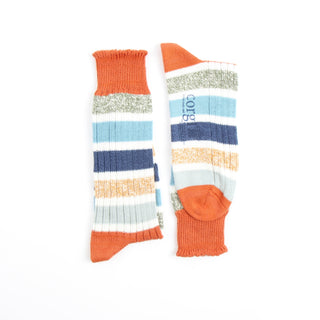 Men's Pantone Stripe Pure Cotton Socks