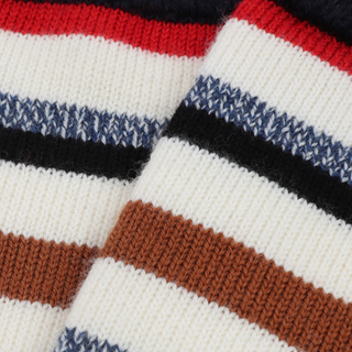 Men's Striped Wool & Cotton Socks