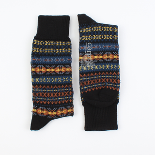 Men's Fair Isle Wool & Cotton Socks