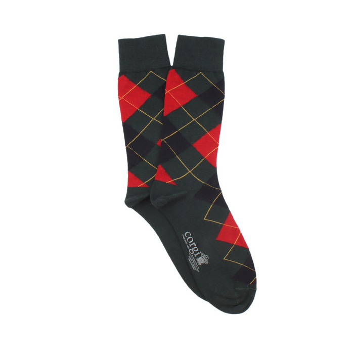 Men's Argyle Wool Socks