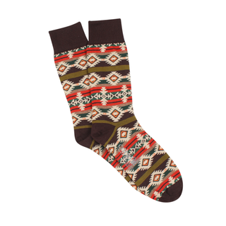 Men's Navaho Pattern Cotton Socks