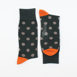 Men's Marl Spot Cotton Socks