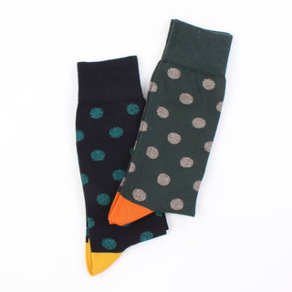 Men's Marl Spot Cotton Socks