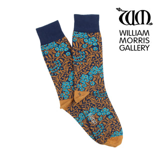 Men's William Morris Michaelmas Daisy Cotton Socks