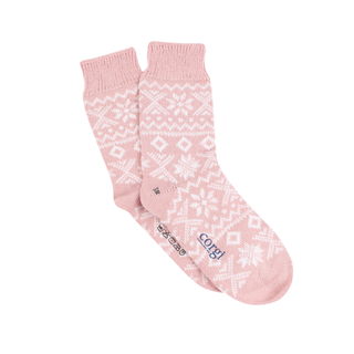 Women's Cashmere & Cotton Fair Isle Socks