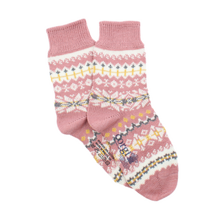 Women's Fair Isle Wool & Cotton Socks