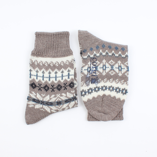 Women's Fair Isle Wool & Cotton Socks