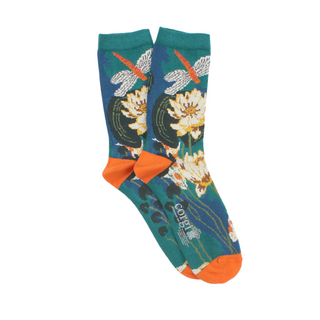 Women's Lily Pond Cotton Socks