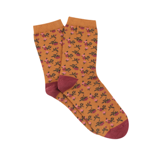 Women's Ditsy Floral Print Cotton Socks