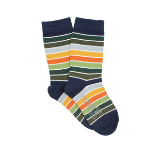 Kids Striped Cotton Socks