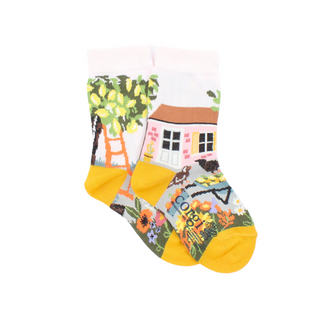 Kids Spring Garden Cotton Socks