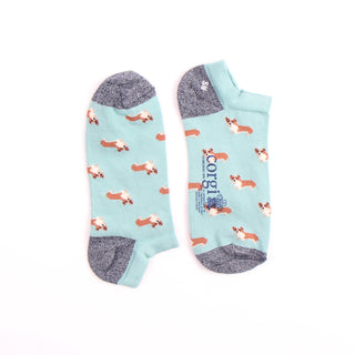 Women's Corgi Dog Cotton Trainer Socks