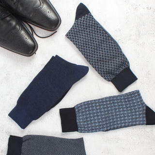 Men's 4-Pair Dress Socks