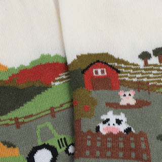 Kids Farm Yard Cotton Socks