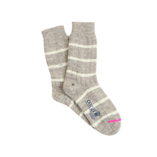 Women's Striped British Wool Socks