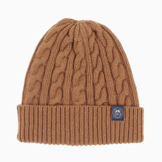 Men's Cable Knit Cashmere Beanie