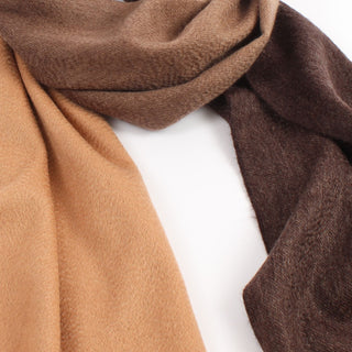 Men's Woven Cashmere Ombre Scarf