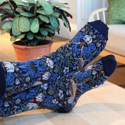 Blue Comfy Corgi Socks –