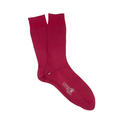 Men's Rib Mercerised Cotton Invisible Socks