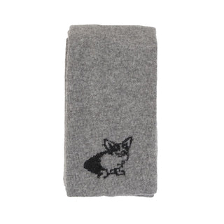 Unisex Corgi Dog Wool Scarf