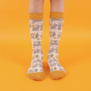 Kids Spring Bunnies Cotton Socks