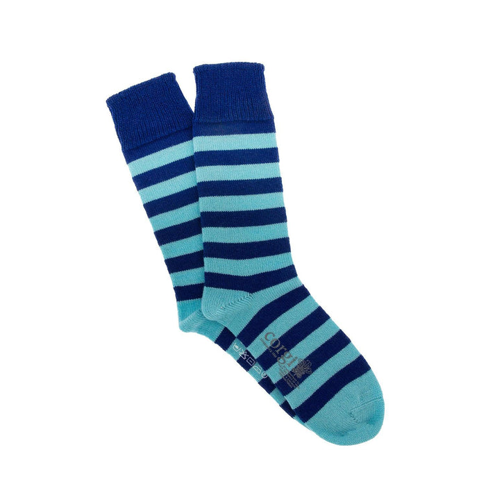 Women's Striped Cashmere & Cotton Socks