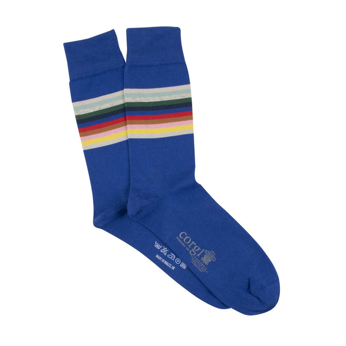 Women's Rainbow Stripe Cotton Socks