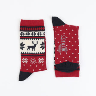 Women's Christmas Deer Cotton Socks